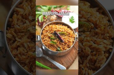 Best Lunch Box Recipe: Minapappu Annam !!