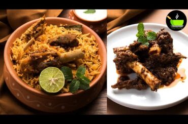 Mutton Biryani & Pepper Mutton Recipe | Combo Lunch Recipe | Guest Lunch Recipe | Biryani Recipe