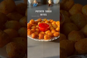 Recipe of potato sooji bites #shorts #viral #potato #indianfood #recipe