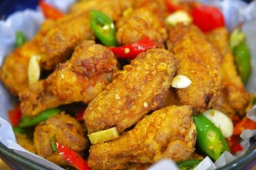 Authentic Chinese Salt and Pepper Chicken Wings (I can devour day and night)