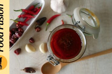 Chinese  Red Chili Paste Recipe By Food Fusion