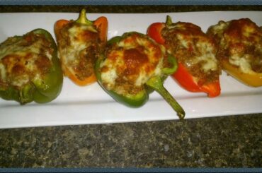 Beef and Quinoa Stuffed Bell Pepper Recipe/ How to Make Stuffed Peppers