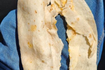 How do you eat the most overprice burrito known to man?