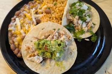 Everything is homemade other than the grilled tortillas!