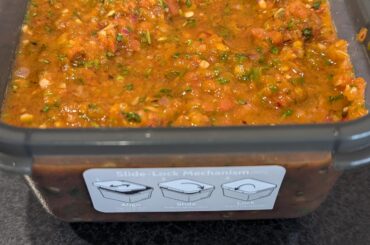 A little salsa for my work trip