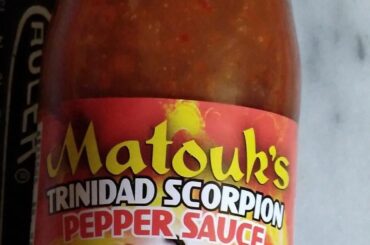 Matouk's Trinidad Scorpion Pepper Sauce. A++