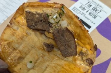 The new cheesy steak street chalupa