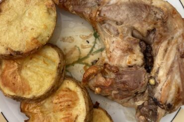 Pollo al horno con papas