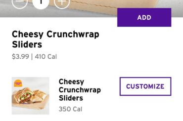 Crunchwrap sliders?