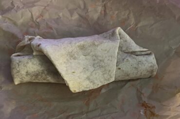 That’s an interesting way to fold a burrito!
