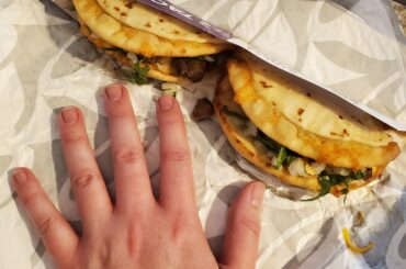 Steak cheesy street chalupas