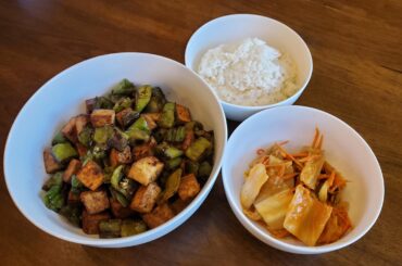 Longhot stirfry and homemade habanero kimchi