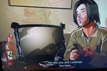 Rewatching A Scanner Darkly today and saw Valentina made an appearance!