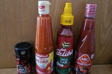 Indonesian hot sauces slap