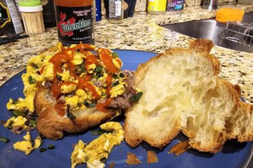 Valentina Black Label is awesome on breakfast sandwich.