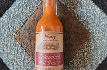 Found at my Mexican grocery store for $4. This maybe the best Mexican sauce I have ever had.