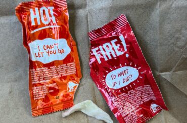 Fortune cookie (hot sauce version)