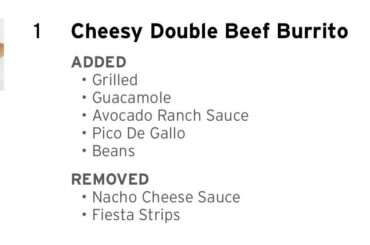 XXL Grilled Stuffed Burrito Hack