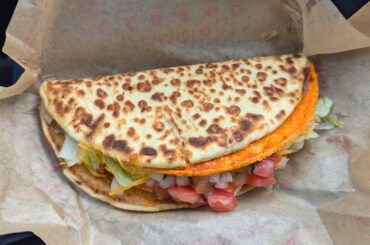 Cheesy G, but grill the flatbread instead of steam it