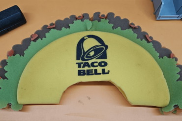 Found this hat in the garage yesterday...this is from the golden age of Taco Bell
