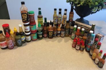 Did a hot sauces inventory on the home front....