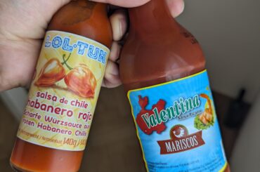 New pick-ups Lol tun habanero and Valentina mariscos