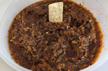 Smoked, charred salsa