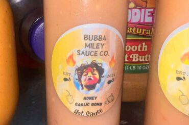 My first hot sauce. Honey Garlic Bomb.