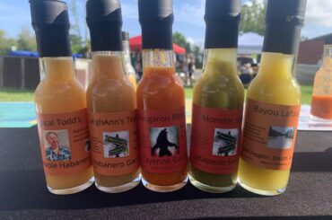 My lineup at the farmers market today.