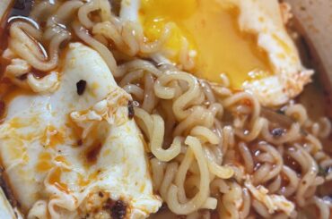 Follow-up post: Shin spicy ramen with a couple poached eggs and Lao Gan Ma (as recommended by this sub!)