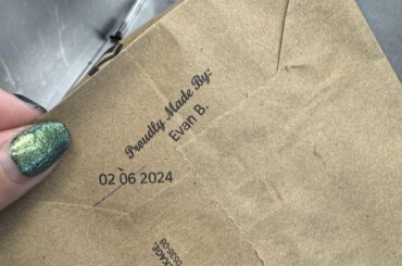 Proudly made by Evan B. Bags?