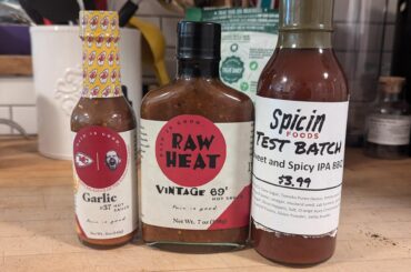 Got these for $8, two were on clearance. Don't snooze on Raw Heat. Excellent flavor Habanero mash with malt vinegar & garlic