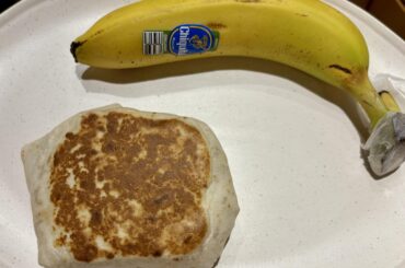 A Crunchwrap “Supreme.” Banana for scale.