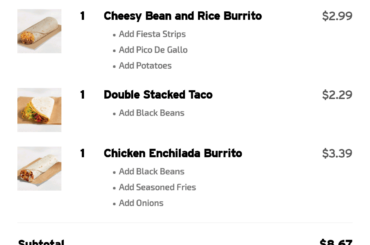 This is peak Value Menu whether you like it or not.