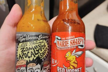 Taste testing new sauces today!
