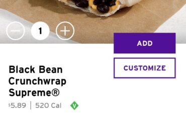 Ordered a crunch wrap supreme, got this disappointment instead.