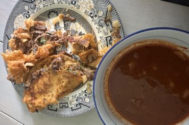 Barria taco help - even after I heat the tortilla in the stew it always falls apart on me. Do I fry it longer?