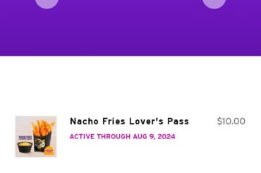 You love to see it! Nacho pass!