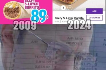 I loved those $1 burritos.