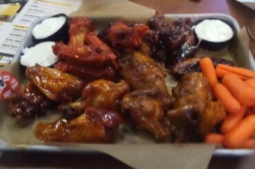 Got some stuff at Buffalo Wild Wings