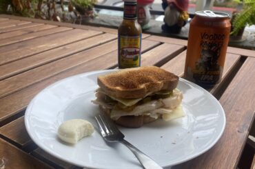 I normally don’t post but thanks to this sub I found my staple hot sauce. Best one yet. Sandwich, Cheese & hot sauce with a nice cold IPA.