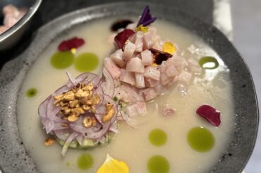 Swordfish aguachile (Mexican-Peruvian)