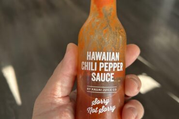 Going to be sad when this runs out. Nice and spicy gift from a friend’s Hawaii trip.