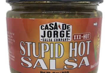 This stuff has such good flavor and crazy heat! Amazing verde salsa! (Casa de jorge stupid hot salsa)