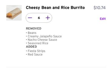 My go to to go order, what’s yours?