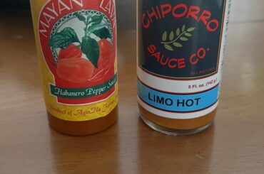 These were my to go sauces for the evening.