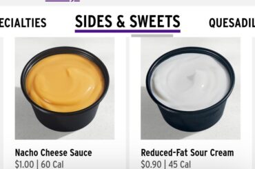 Can we get a full fat sour cream option already? Not trying to watch my figure eating at TB