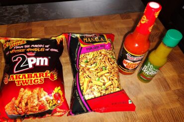 I can't seem to make it through a trip to my local international grocery without picking up some random spicy  goodies