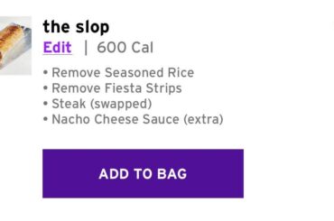 rate my go to burrito