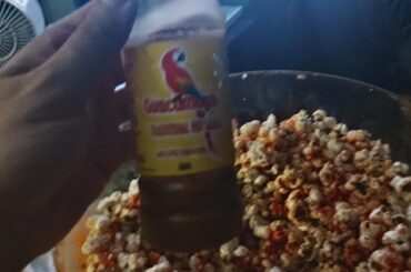 My fav hot sauce with pop corn